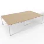 NOVA-U 4-Leg 8 to 12 Person Extra Deep Meeting Table