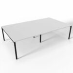 NOVA-U 4-Leg 8 to 12 Person Extra Deep Meeting Table