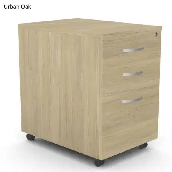 KITO 3 Drawer Mobile Pedestal with Filing Drawer